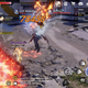 Marvel heroes battle Dormammu in a screenshot from Marvel Future Revolution.